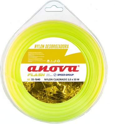 Hilo Desbrozadora Nylon Cuadrado Flash 3mm 50 Metros Hilo Desbrozadora Nylon Cuadrado Flash 3mm 50 Metros